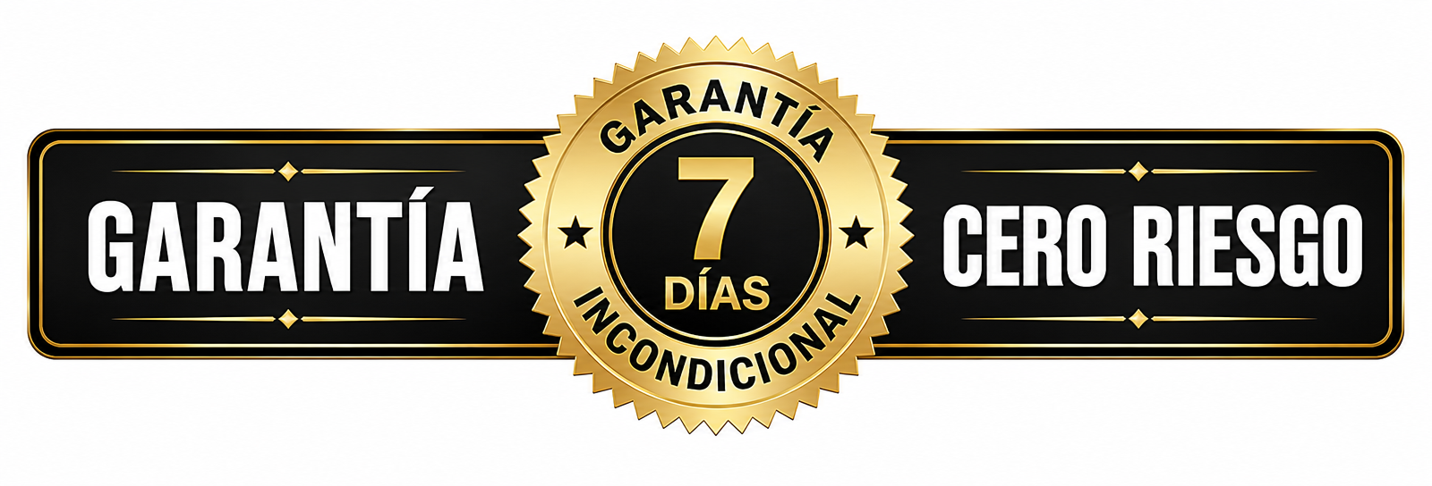 Garantía 7 días — Cero riesgo